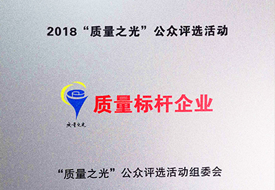 皖南電機：2018質量之光評選活動“質量標桿企業”
